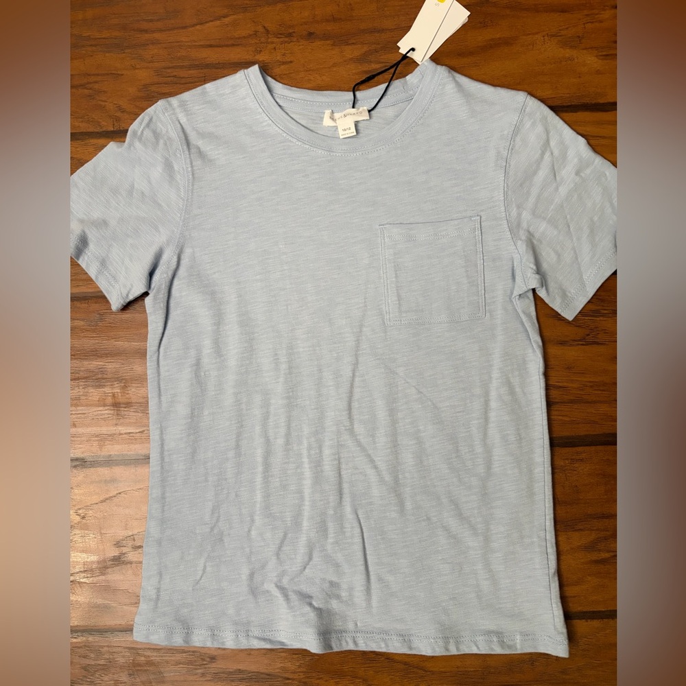 Scene and Heard Boy’s Pale Blue Short Sleeve Pocket Tee NWT